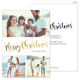 Merry Christmas Starburst Gold Foil Holiday Photo Cards Image 4 of 6